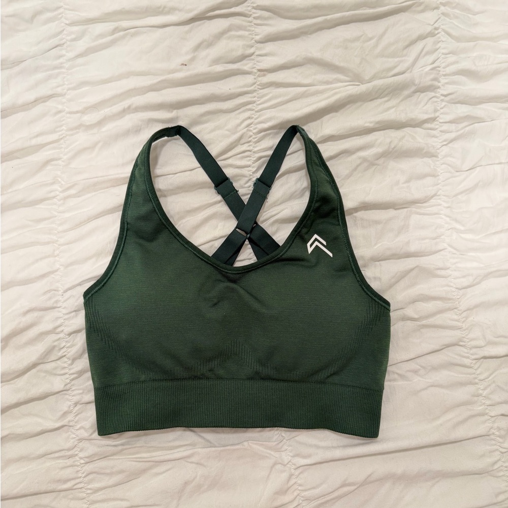 Oner Green Sports Bra